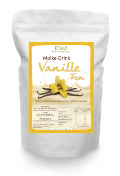 Molke Drink Vanille mit prebiotischen Ballaststoffen 500 g